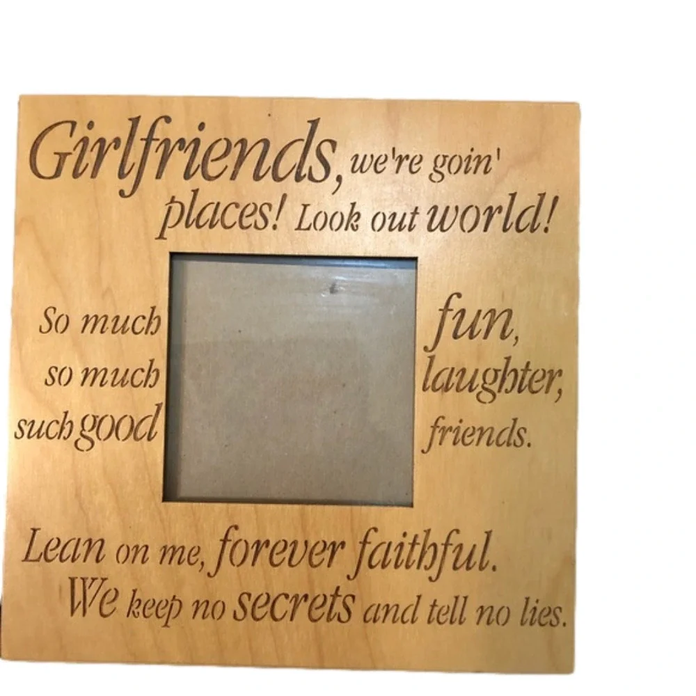 Frame, Wooden, Girlfriends